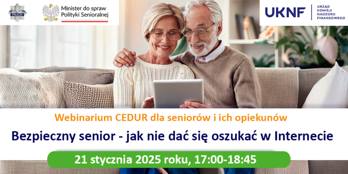 Miniaturka artykułu „Bezpieczny senior – jak nie dać się oszukać w Internecie”