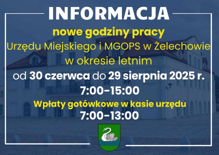 Miniaturka artykułu Zmiana godzin pracy urzędu w okresie letnim
