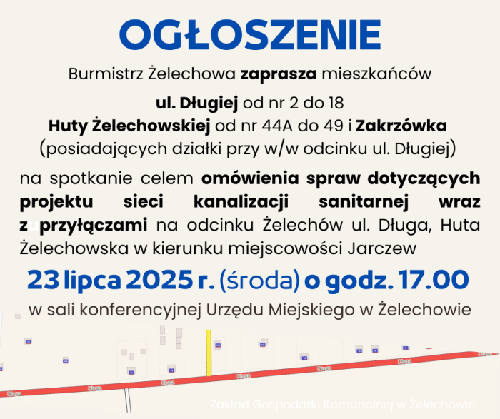 Miniaturka artykułu Informacja o spotkaniu z mieszkańcami