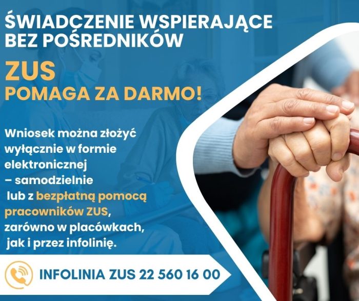 Miniaturka artykułu Świadczenie wspierające bez pośredników – ZUS pomaga za darmo!