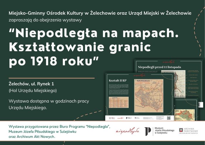 Miniaturka artykułu Wystawa „Niepodległa na mapach. Kształtowanie granic po 1918 roku”