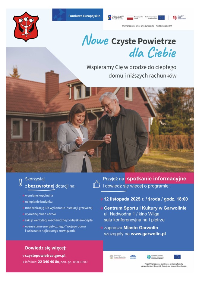 Miniaturka artykułu Program Czyste Powietrze – spotkanie w Garwolinie