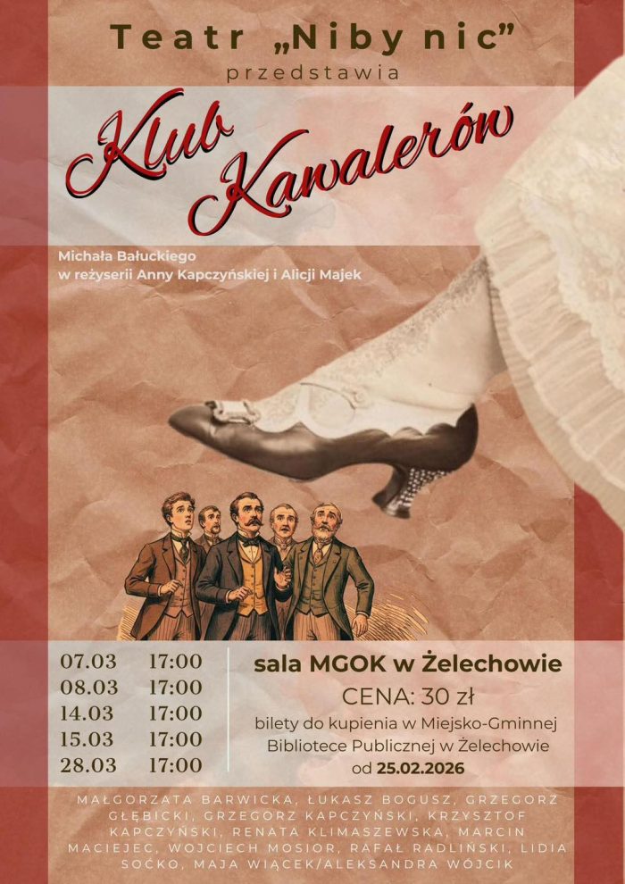 Miniaturka artykułu „Klub Kawalerów” w wykonaniu Teatru „Niby nic”