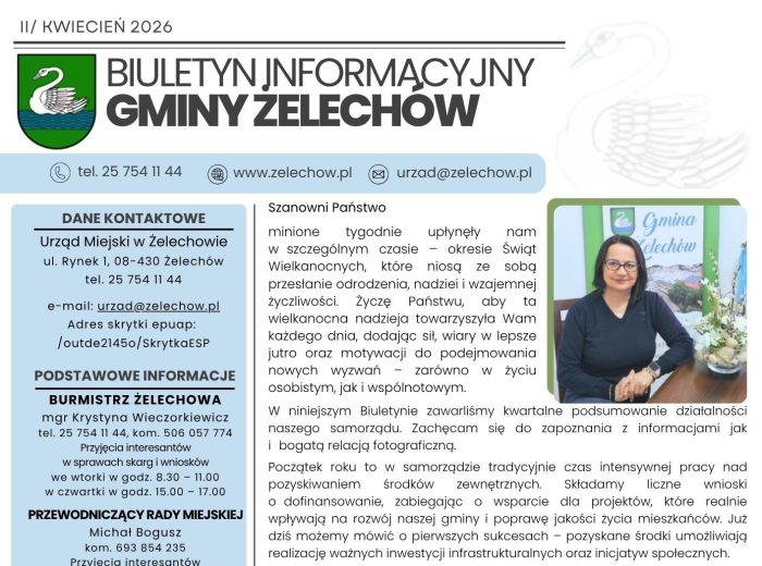 Miniaturka artykułu Biuletyn informacyjny – styczeń-marzec 2026