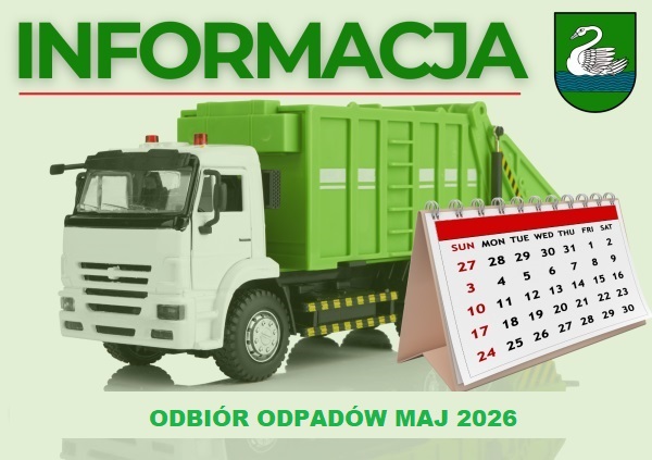 Miniaturka artykułu Harmonogram odbioru odpadów komunalnych – maj 2026