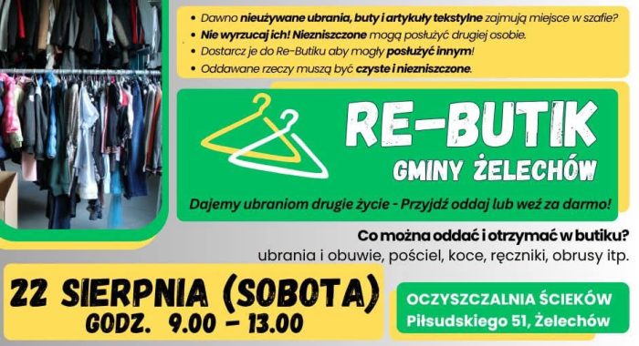 Miniaturka artykułu Informacja dotycząca RE-BUTIKU