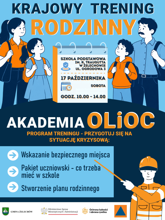 Miniaturka artykułu Krajowy Trening Rodzinny w Żelechowie – zapraszamy mieszkańców!